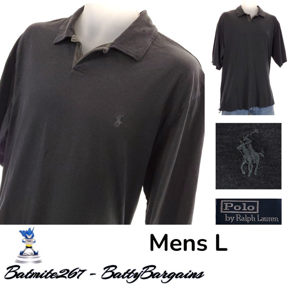 Lg Polo Ralph Lauren PIMA Men's Large S/S Shirt